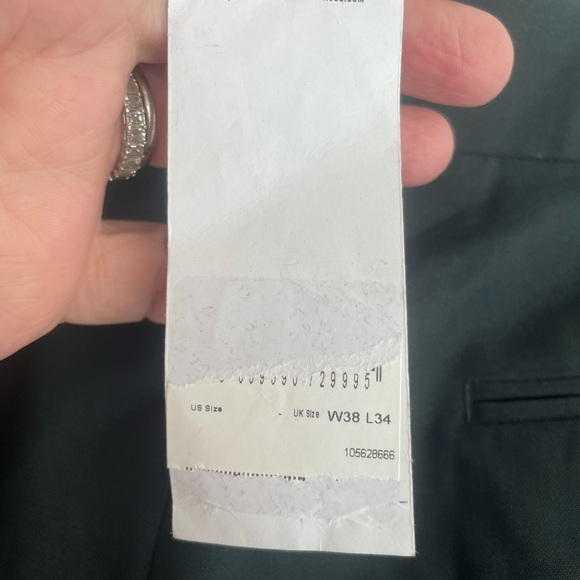 NWT ASOS DESIGNS Black pants Size 38 x 34 - Picture 9 of 11